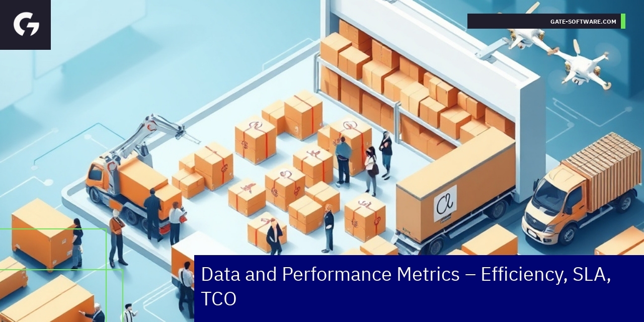 Graph showing project metrics and client data