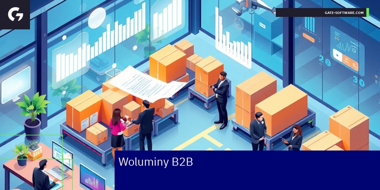 Zarządzanie woluminami na platformie B2B Schemat zarządzania woluminami i analityką B2B