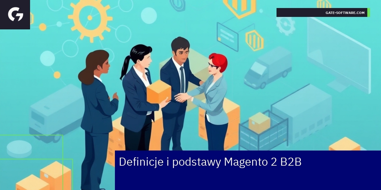 Schemat funkcji i korzyści platformy Magento 2 B2B