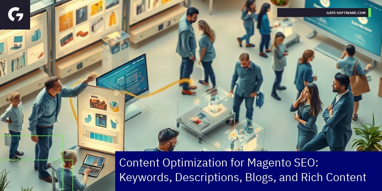 Magento SEO workflow with keywords and content