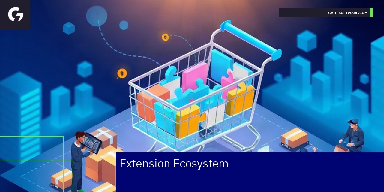 Hyvä Extension Ecosystem for Magento 2 Stores Diagram showing Hyvä extensions enhancing Magento 2
