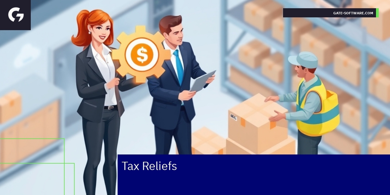 Tax Reliefs for B2B Financial Optimization Business team reviewing tax relief documents
