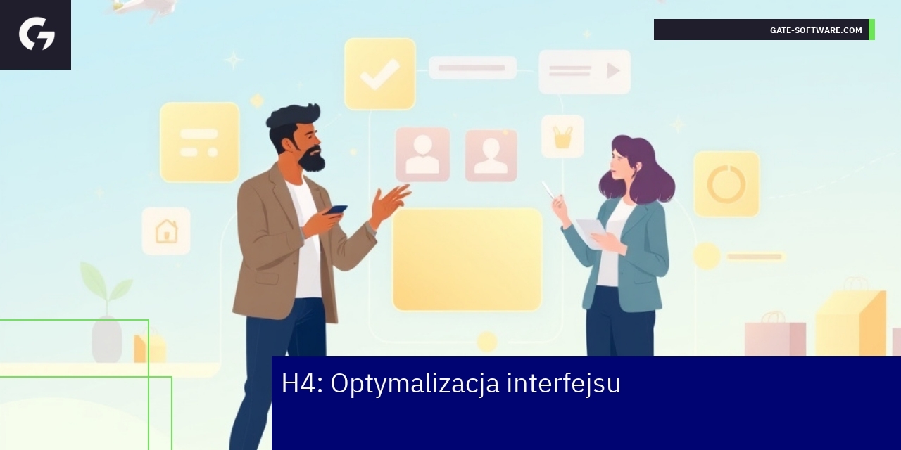 Mobilny interfejs z responsywnym układem i nawigacją