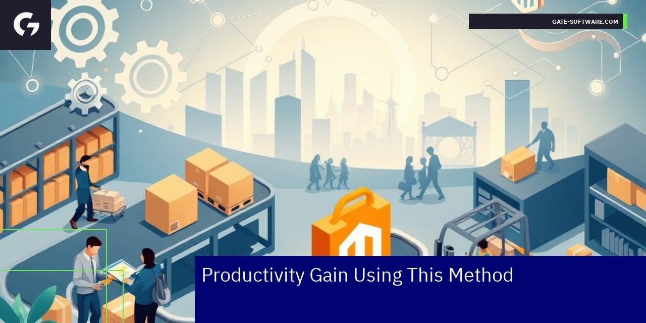 Performance graph showing Magento speed improvements