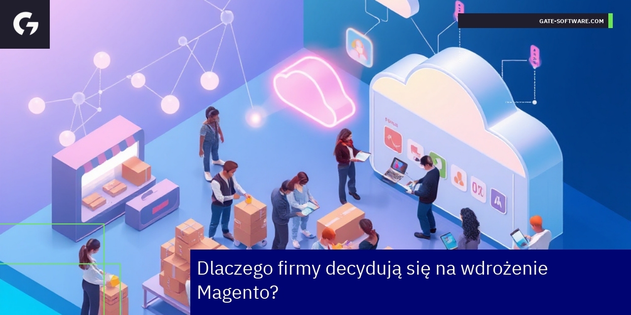 Schemat rozwoju i funkcji platformy Magento
