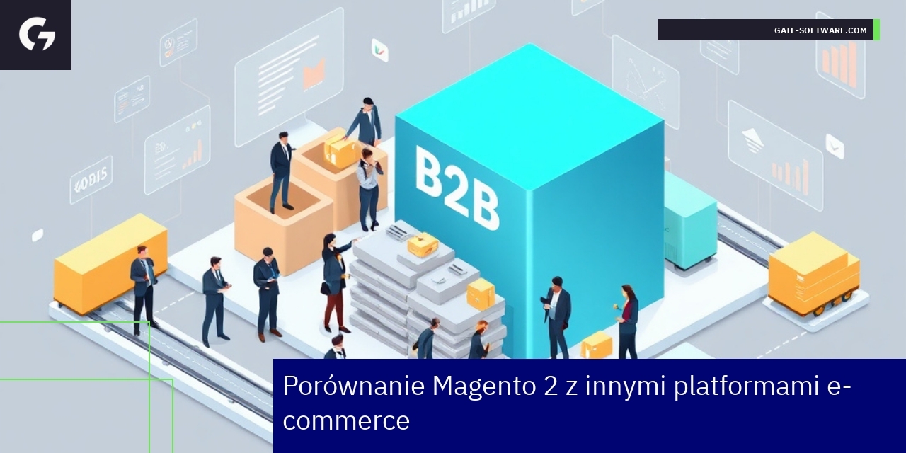 Schemat funkcji platformy Magento 2 dla B2B