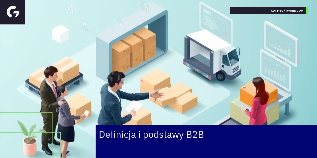 Schemat relacji biznesowych i procesów B2B