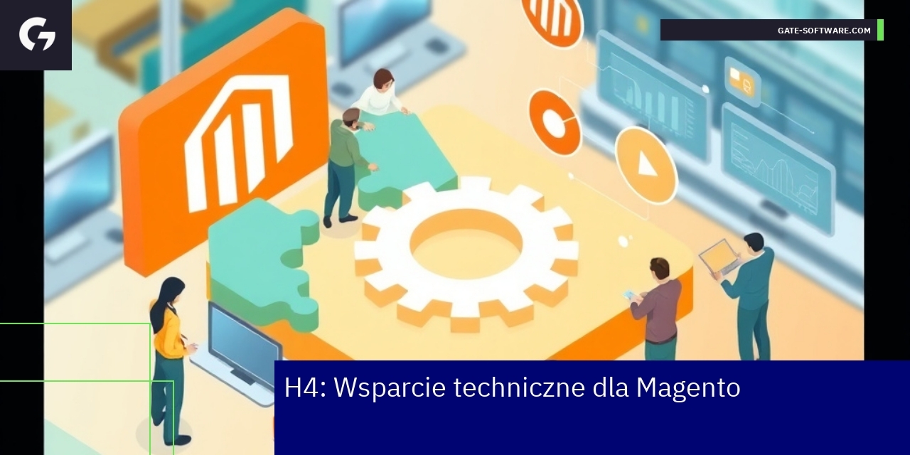 Schemat integracji Magento i Hyva z zespołem wsparcia
