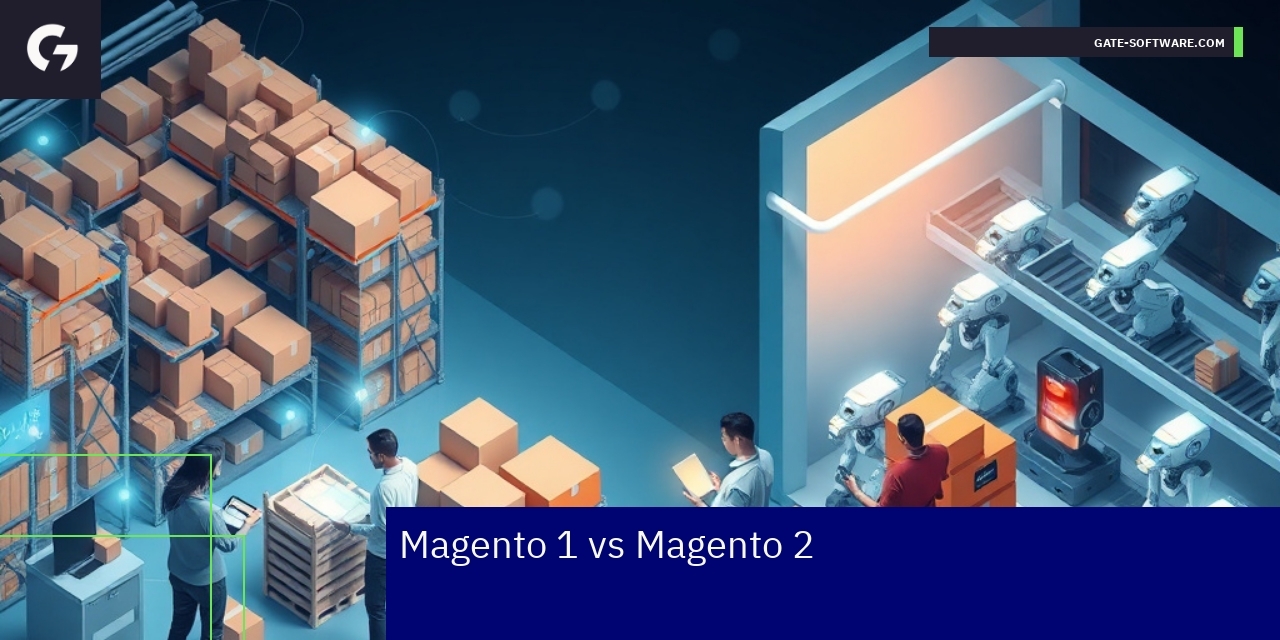 Comparison chart of Magento 1 and Magento 2 platforms