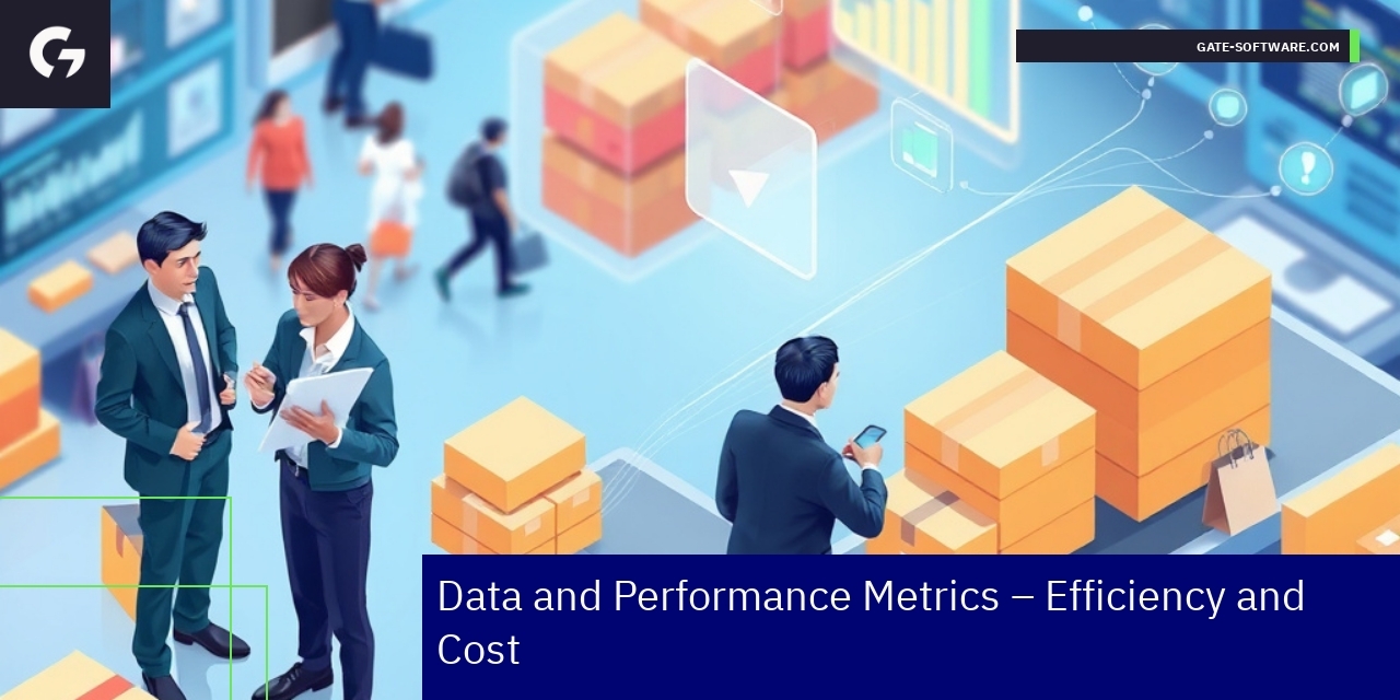 Graph showing efficiency and cost metrics