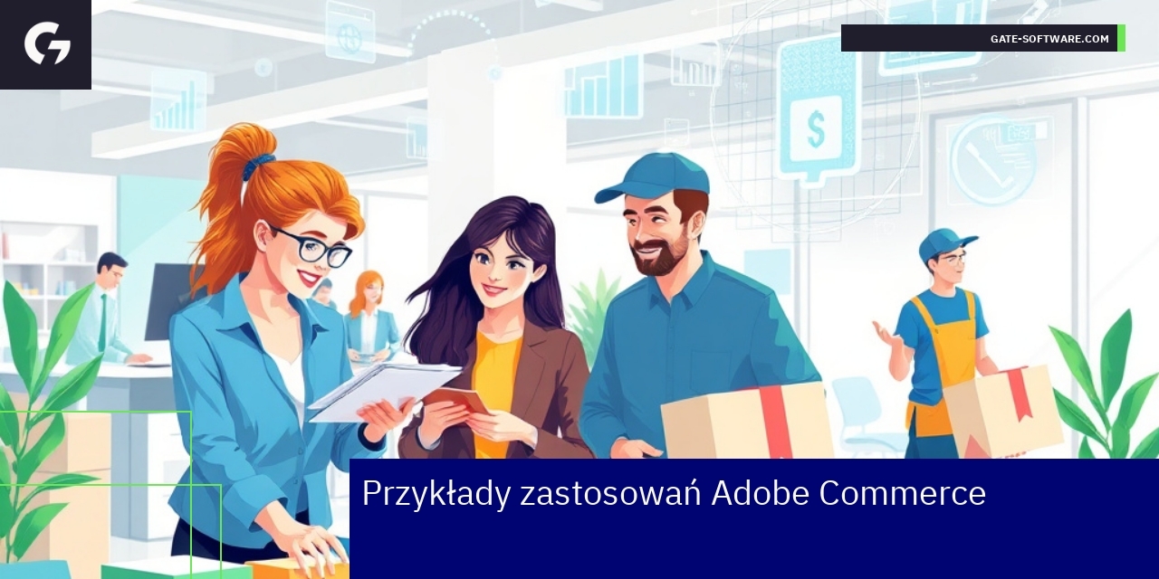 Schemat działania Adobe Commerce i e-sklepów