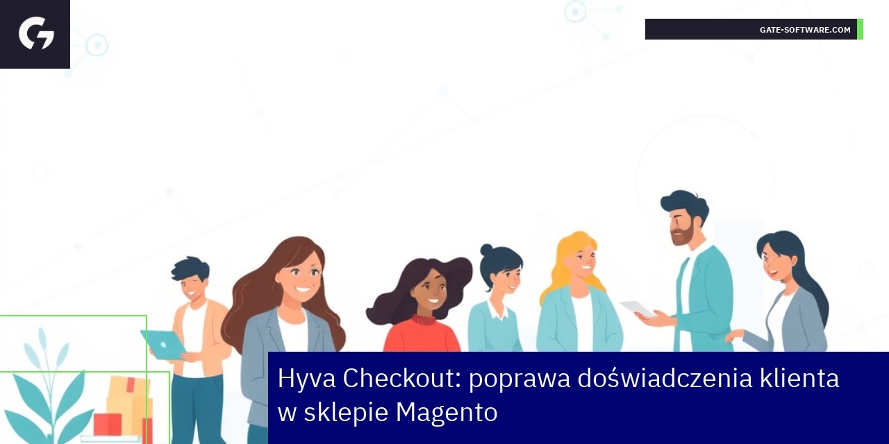 Hyva Checkout poprawiający doświadczenia użytkowników Magento schemat szybkiego procesu zakupowego w Magento