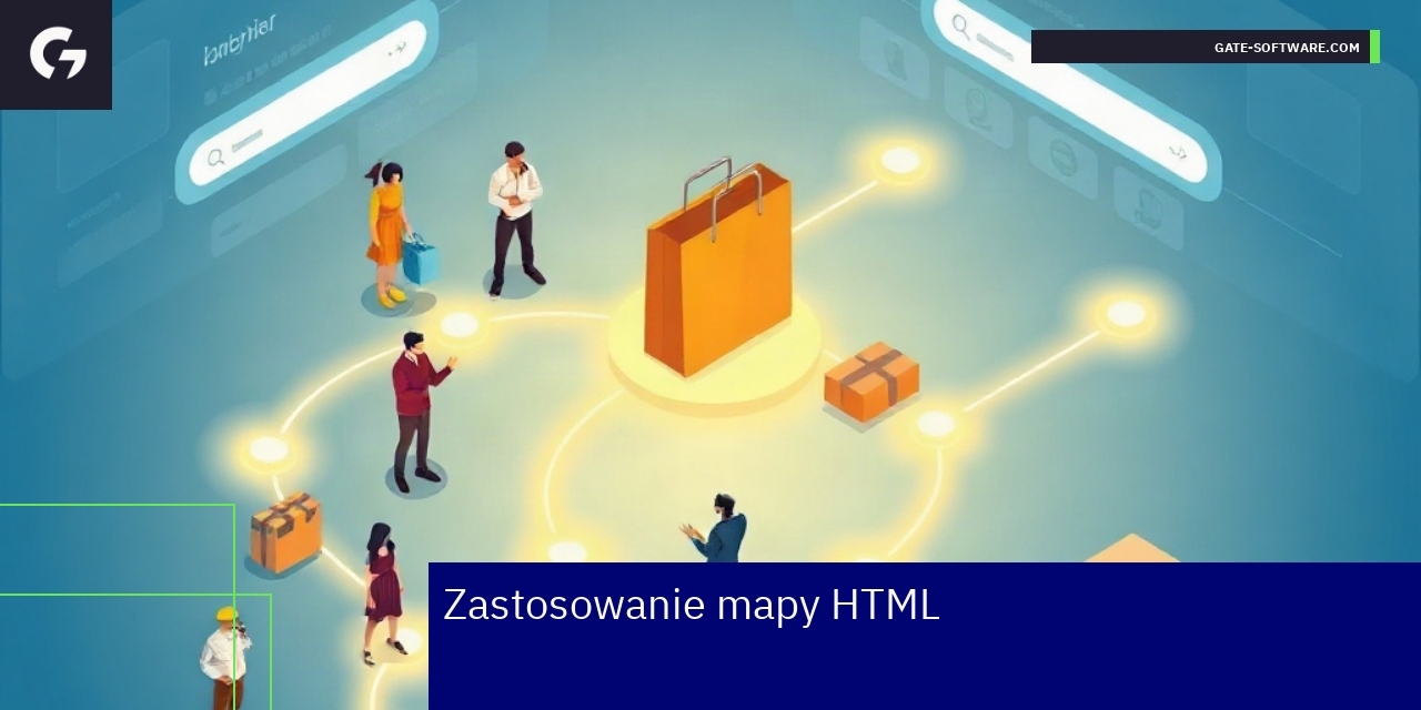 Korzyści z zastosowania mapy HTML w Hyva Schemat działania mapy HTML na stronie