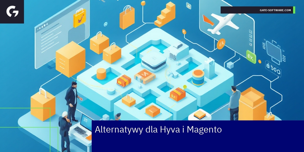 Schemat platform e-commerce i ich alternatywy