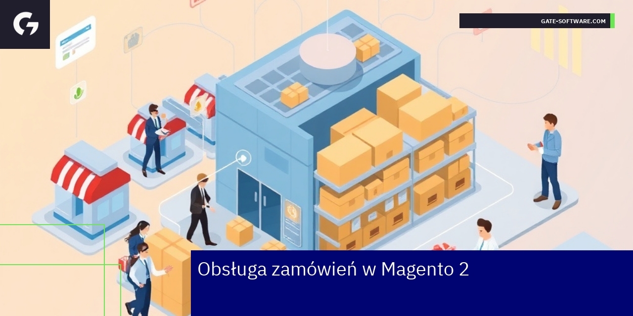 Panel zarządzania Magento 2 z zamówieniami i klientami