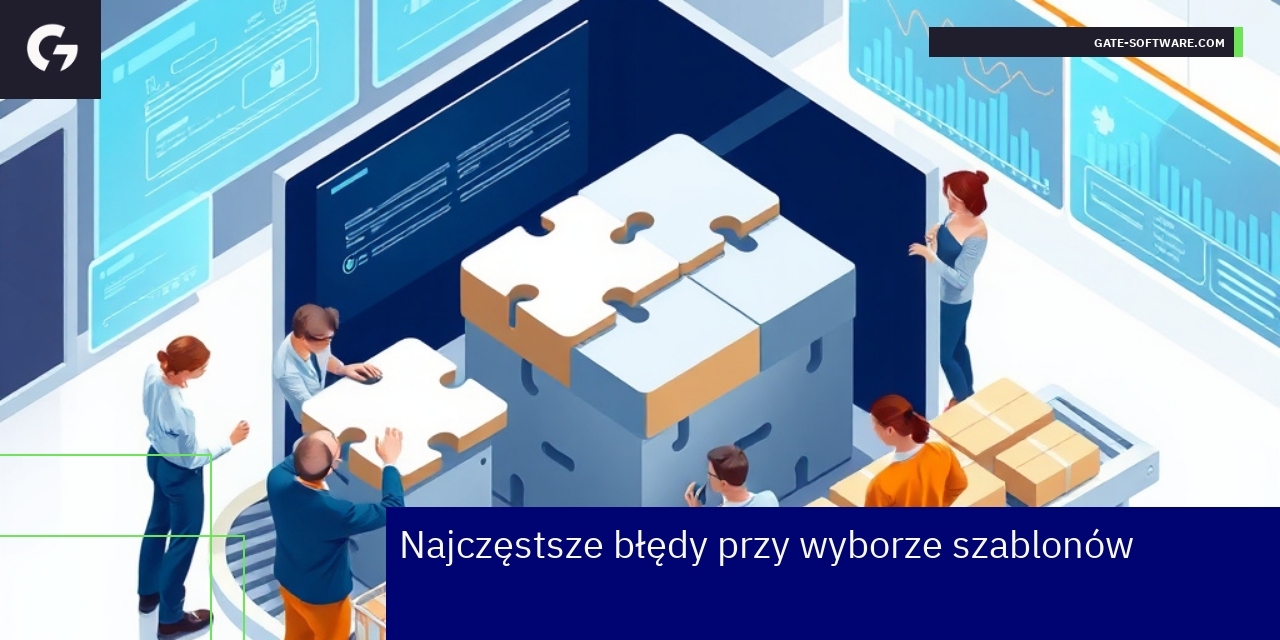 Schemat kroków przy wyborze szablonu dla e-commerce