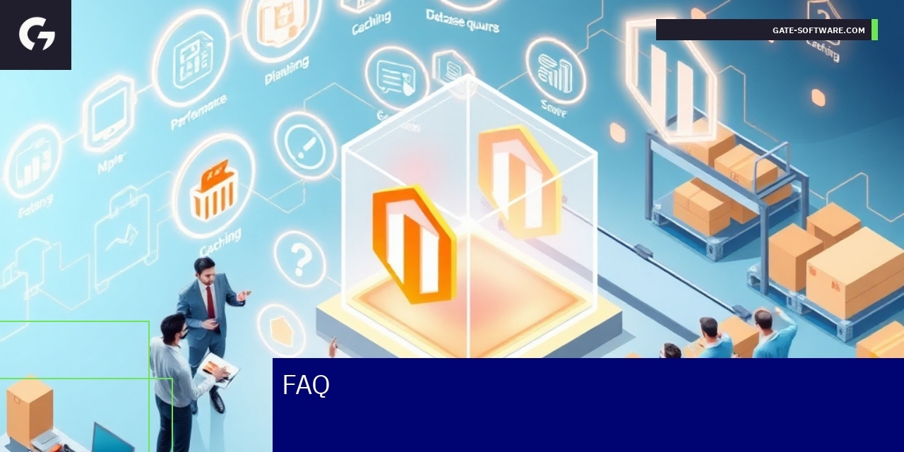 Wykresy wydajności i ikony Magento 2 na ekranie