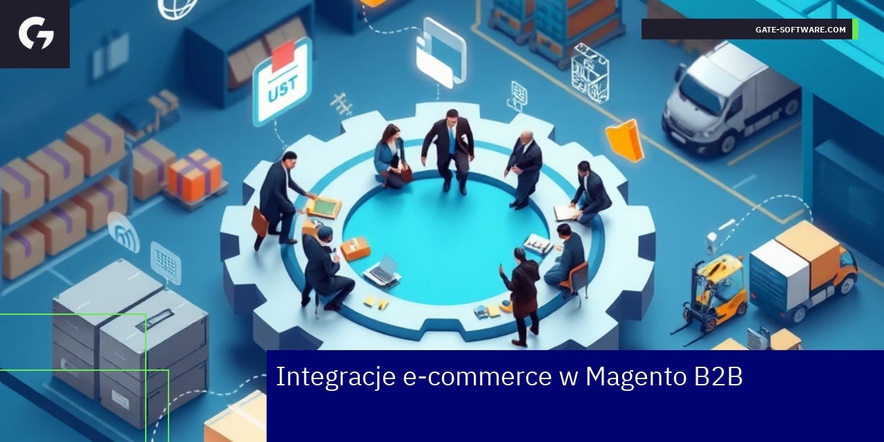 Integracja ERP i zarządzanie zamówieniami B2B w Magento Schemat integracji Magento B2B z ERP i zarządzanie zamówieniami
