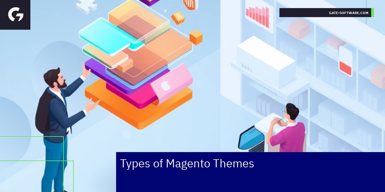 Diagram showing various Magento 2 theme types