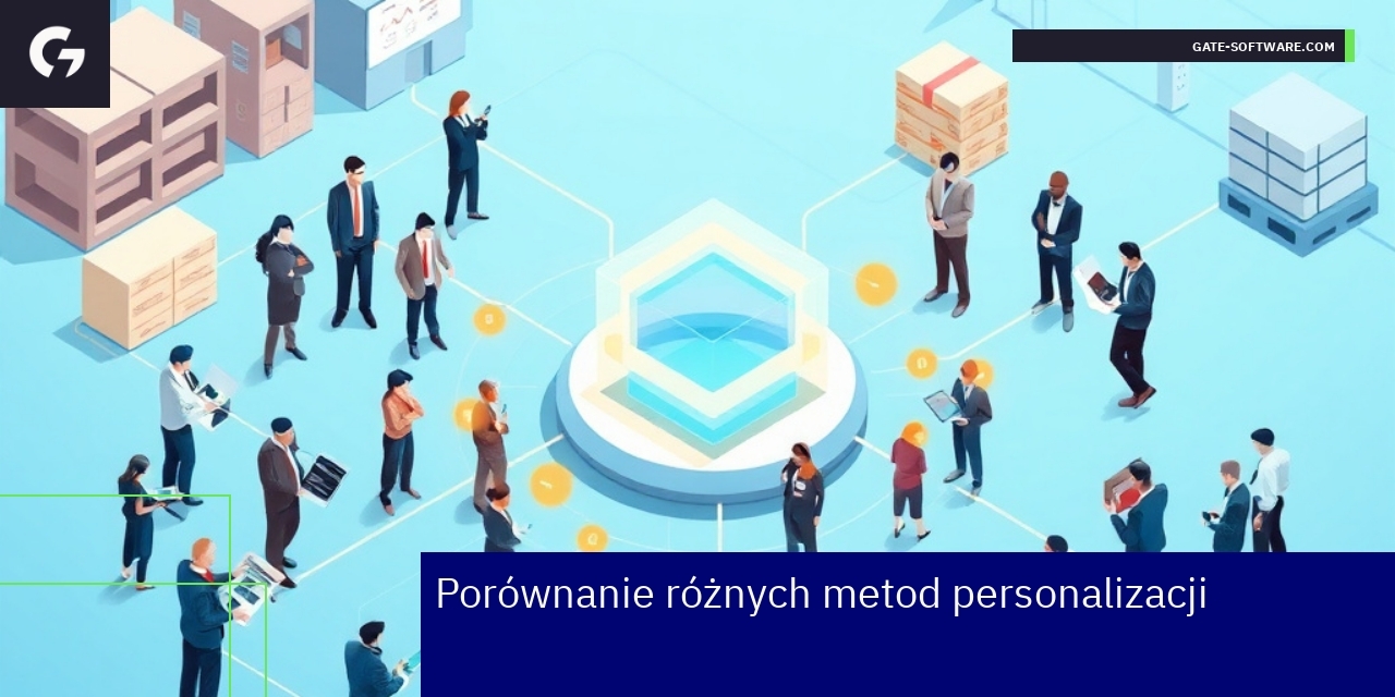 Metody personalizacji na platformie Magento 2 B2B Infografika przedstawiająca metody personalizacji w B2B
