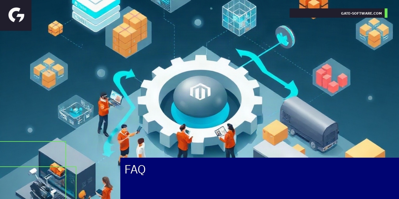 FAQ dotyczące Magento 2 i skalowania platformy Ilustracja procesu skalowania i zarządzania Magento 2