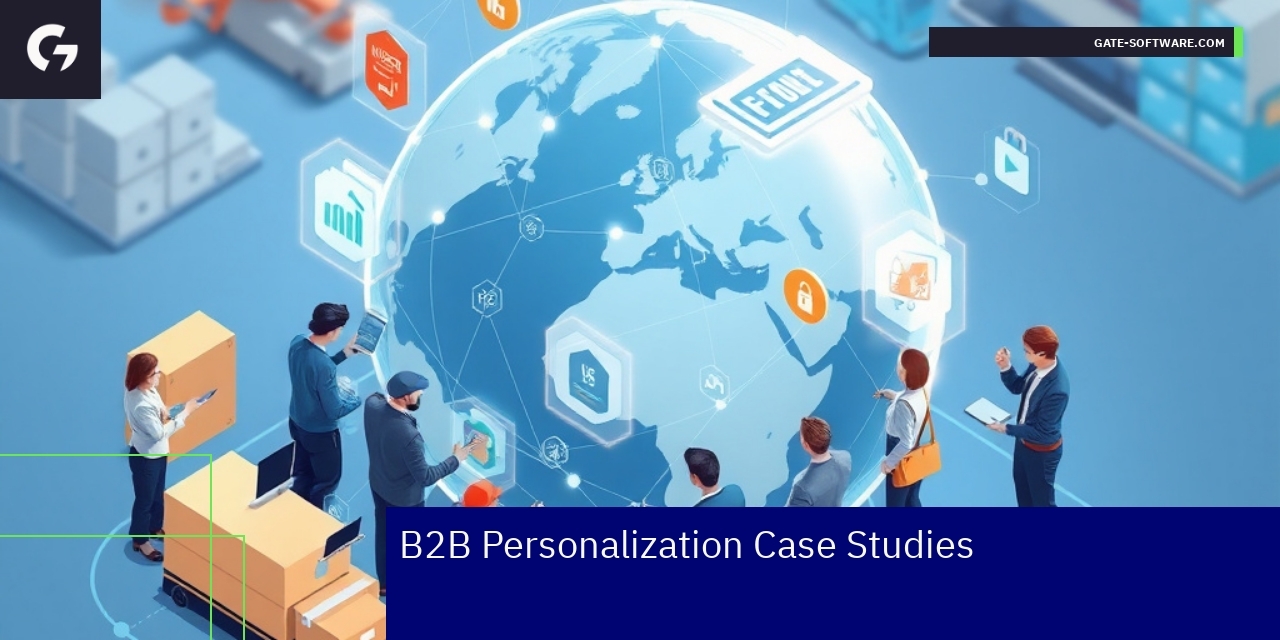 Graph showing personalized B2B ecommerce workflow