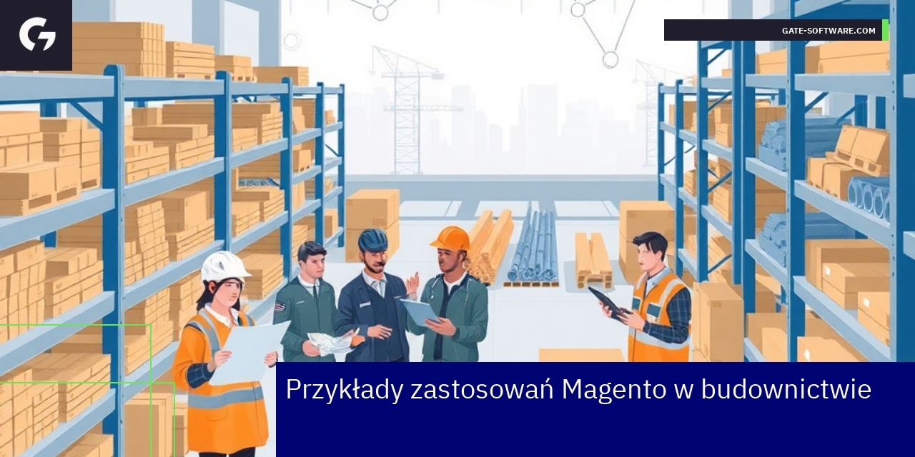 Schemat platformy Magento w branży budowlanej