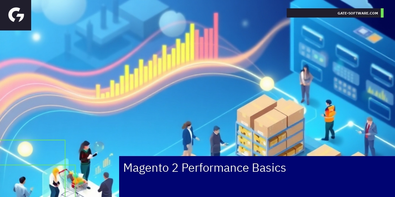 Magento 2 Performance Metrics Overview Chart showing Magento 2 key performance metrics