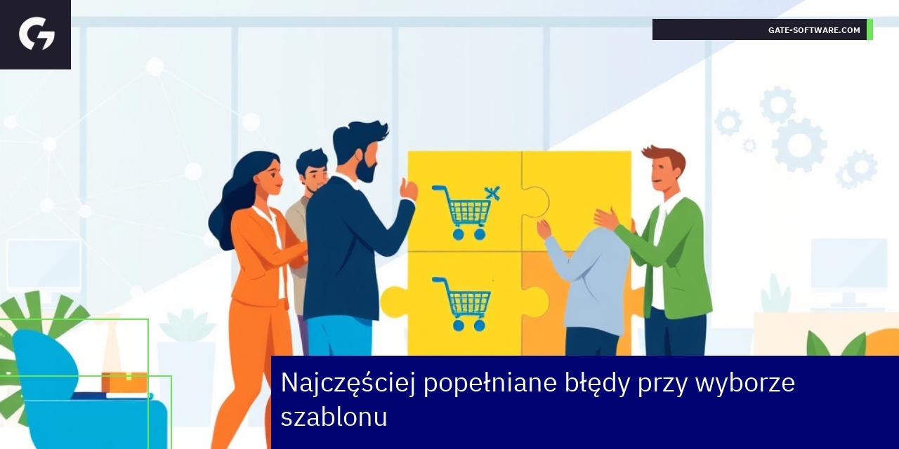 Schemat przedstawiający błędy wyboru szablonu Hyva