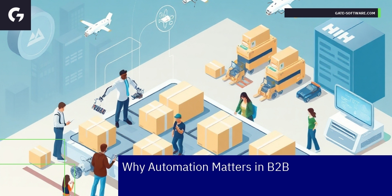 Business automation process with graphs and data