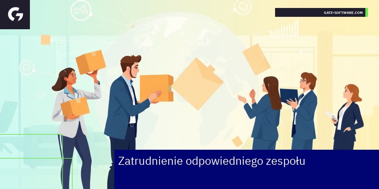 Zespół pracujący nad migracją platformy e-commerce