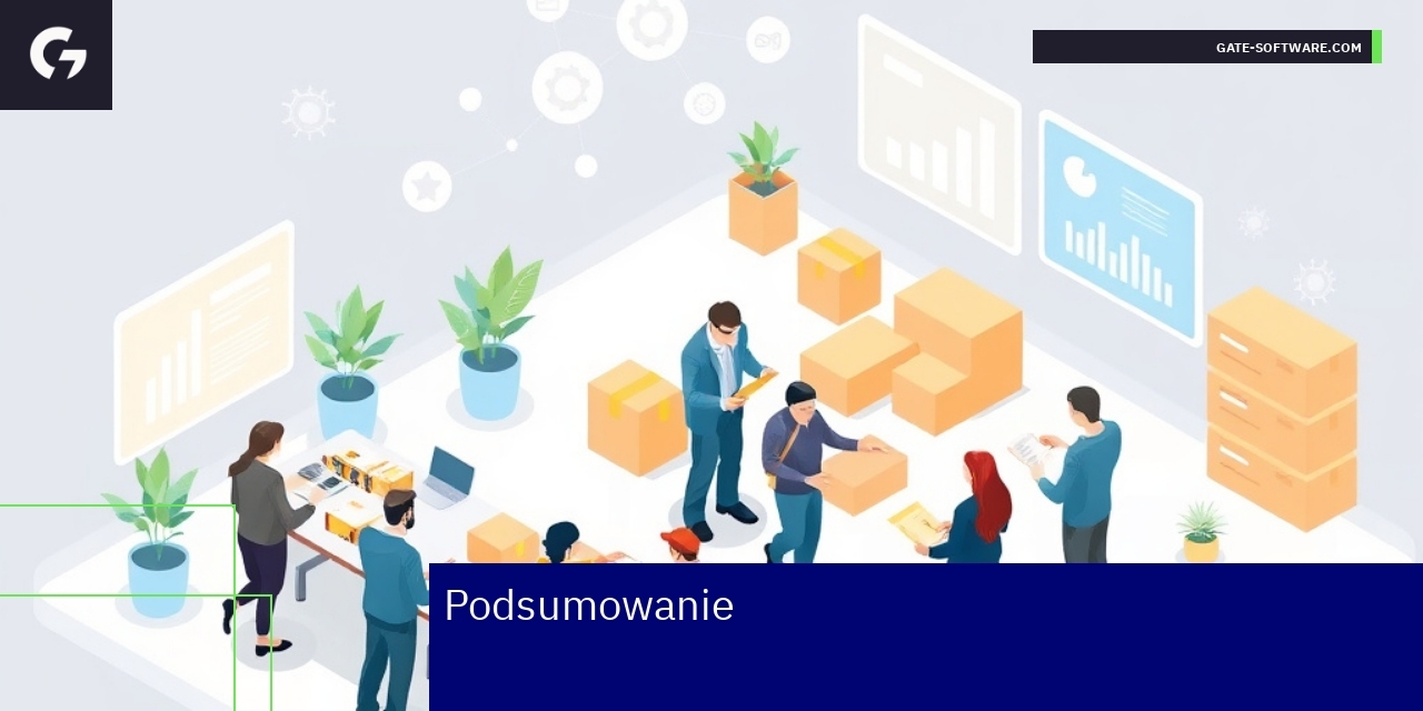 Platforma Magento 2 B2B na tle cyfrowych ikon biznesu