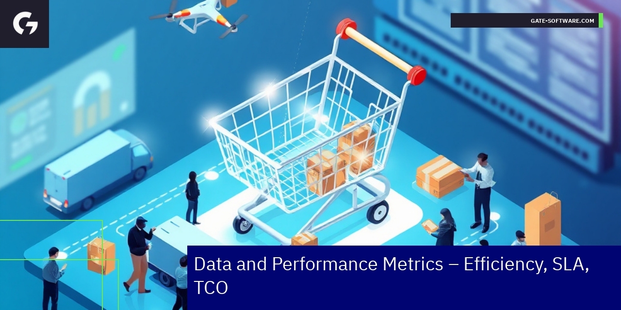 Graph showing Hyva efficiency and SLA metrics