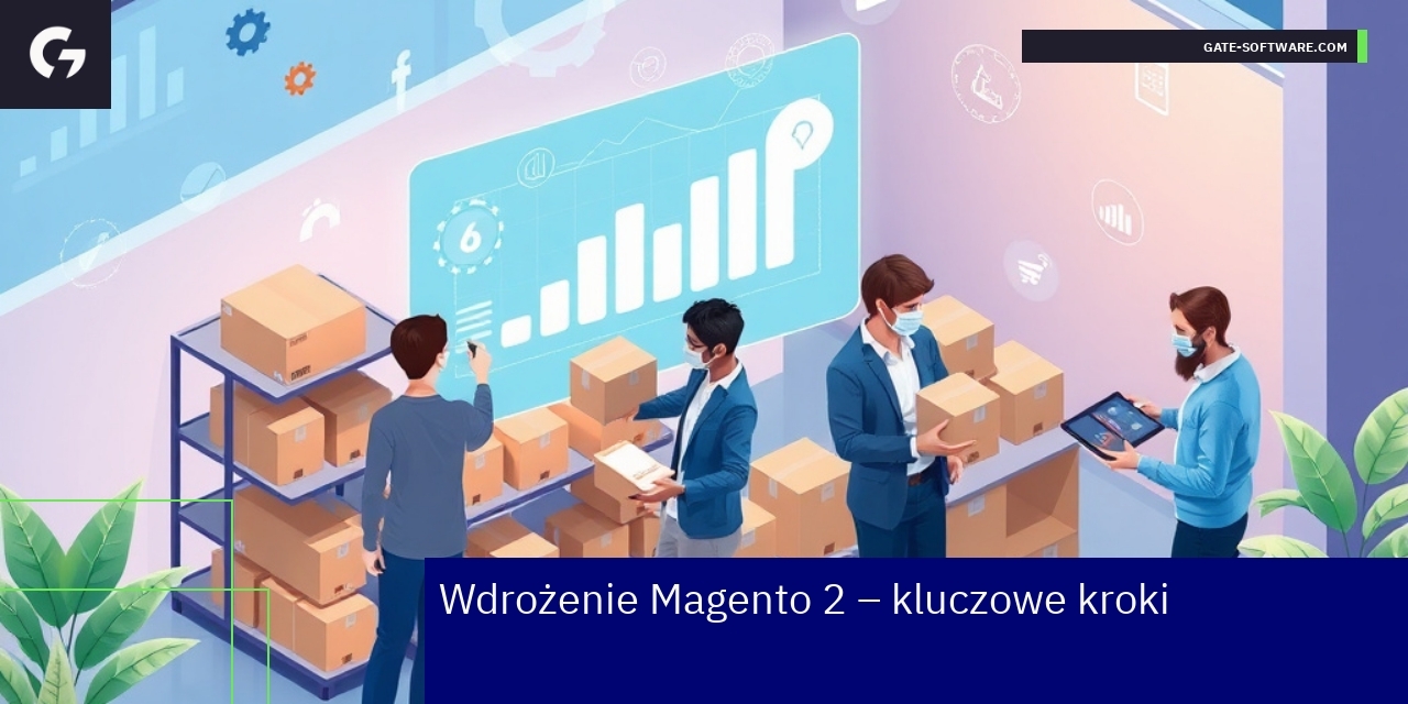 Wdrożenie Magento 2 i jego korzyści Schemat wdrożenia Magento 2 z kluczowymi elementami