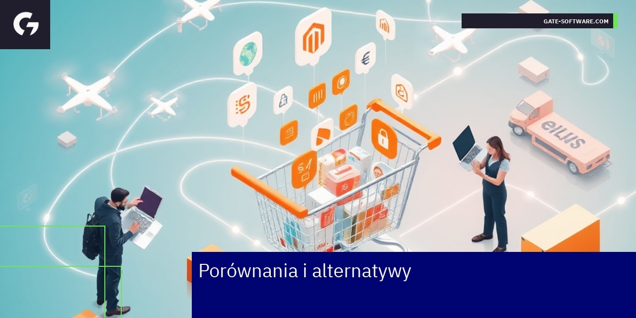 Schemat porównujący Magento 2 z innymi platformami
