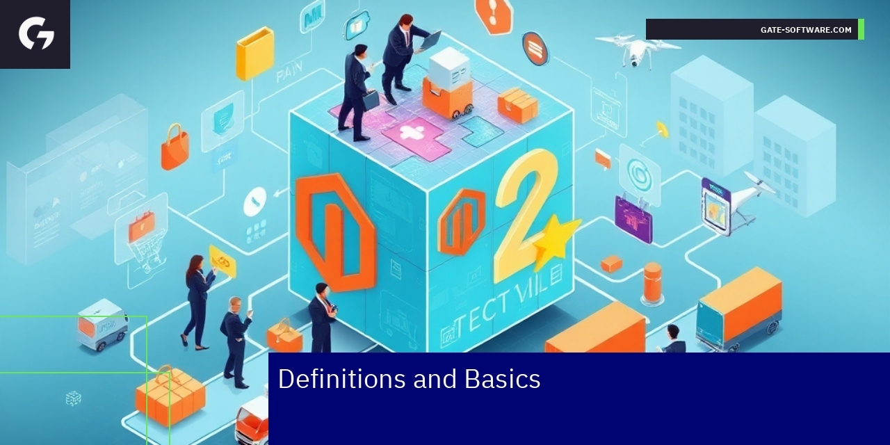 Magento 2 platform performance and metrics illustration