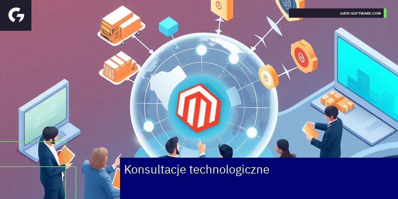 Biznesowa współpraca i technologia Magento