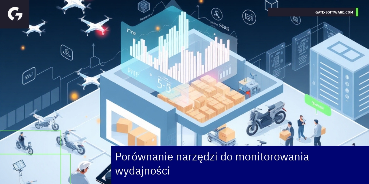 Schemat narzędzi monitorujących wydajność i integracji