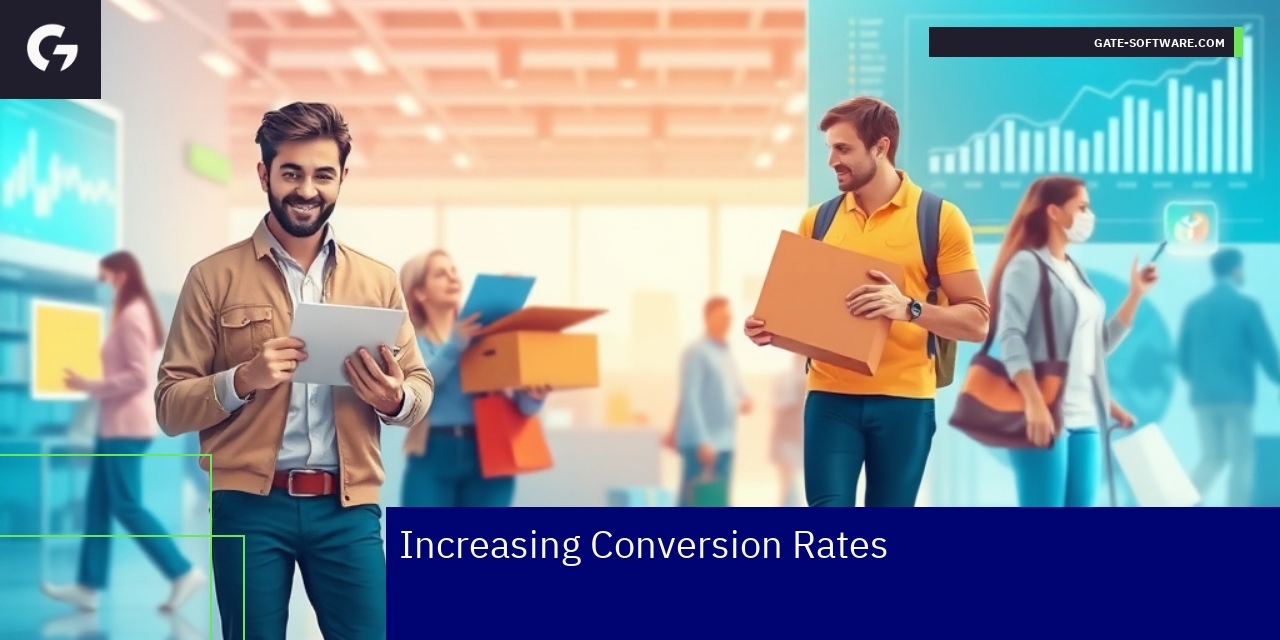 Boosting Conversions with Magento and Frontend Design Graphs showing conversion increase and Magento interface