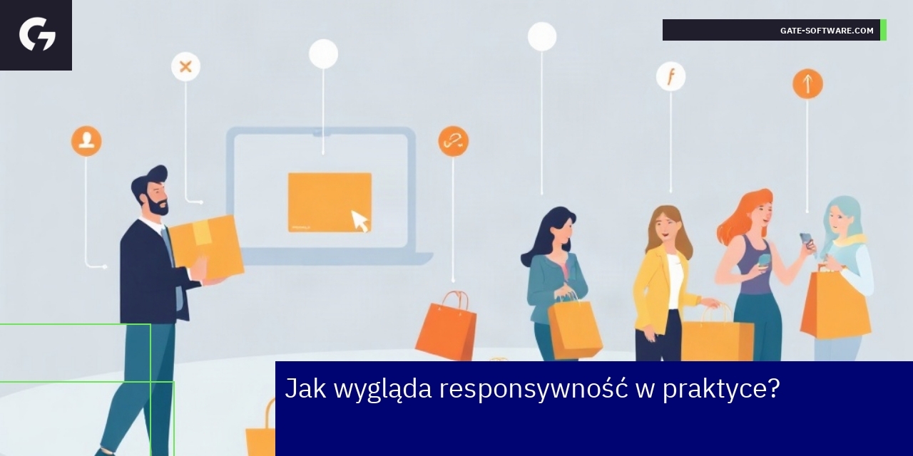 Schemat responsywnego projektu na różnych urządzeniach
