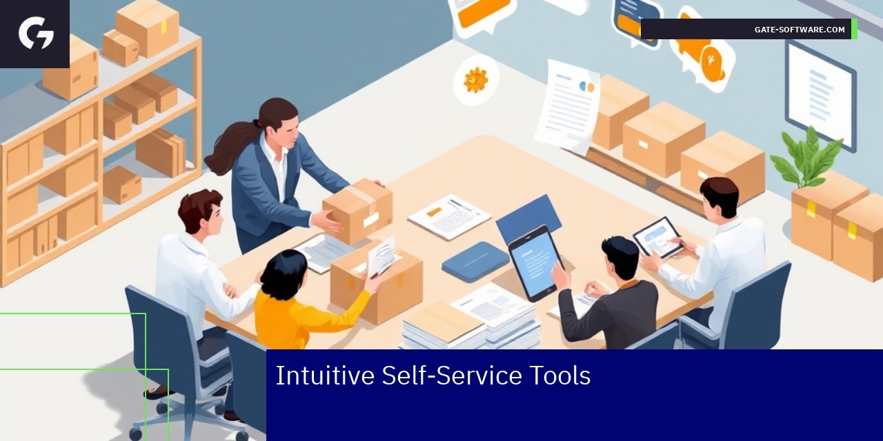 Business users managing accounts and payment methods