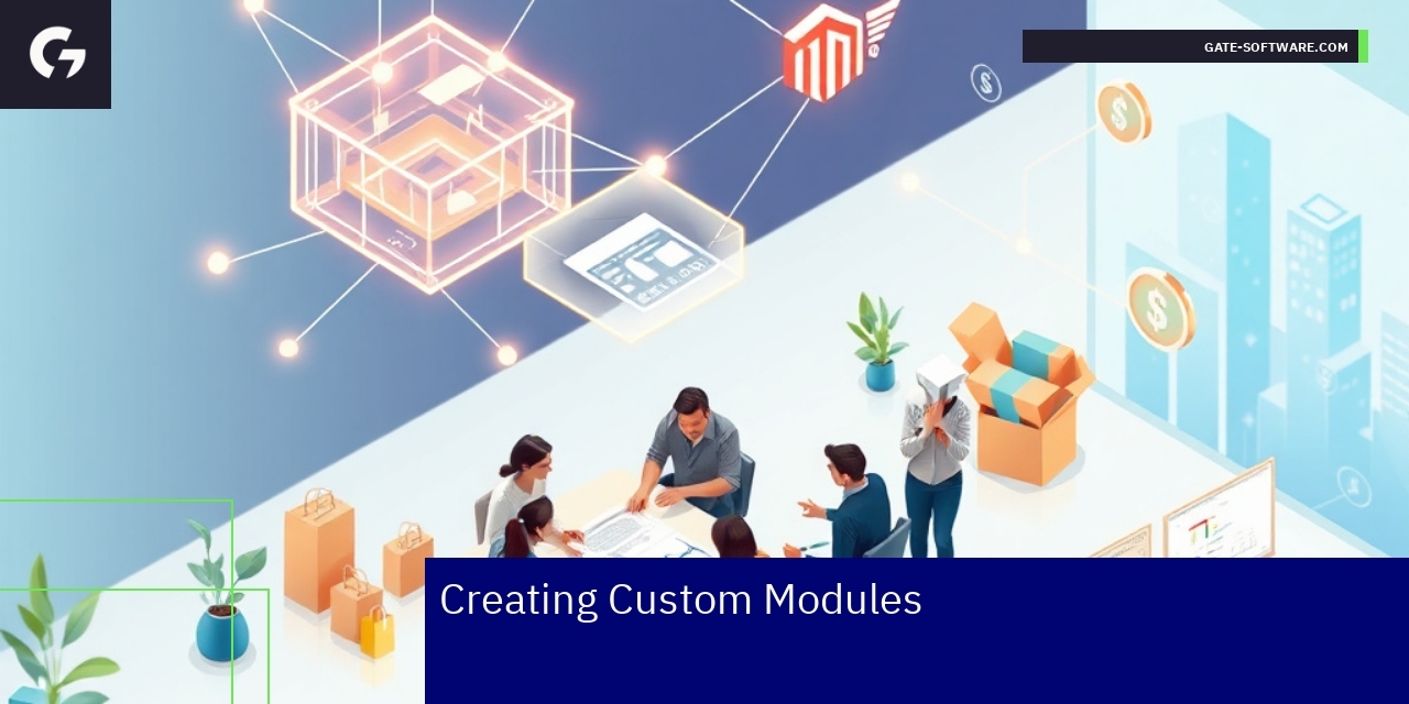 Custom Magento 2 Modules and Support Overview Magento 2 modules workflow and maintenance concept