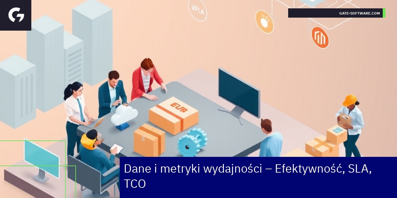 Wykresy i dane metryki efektywności biznesowej