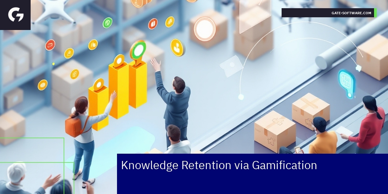 Illustration of gamification elements in learning