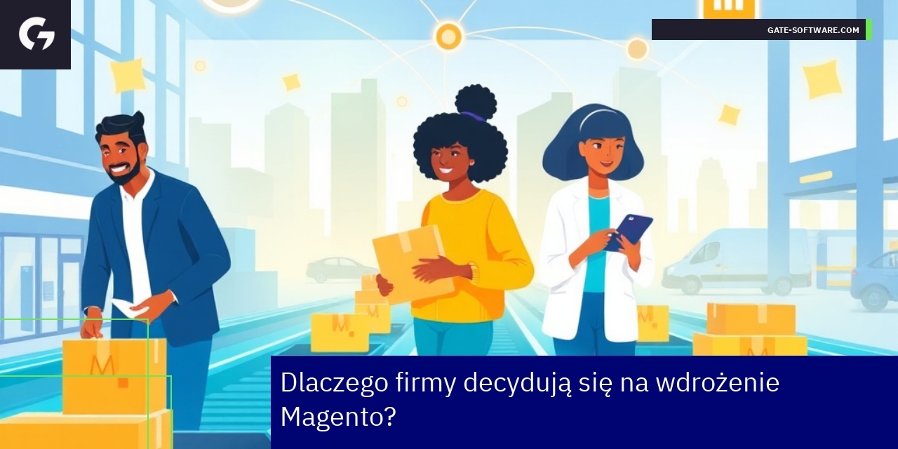 Schemat integracji i kanałów sprzedaży Magento