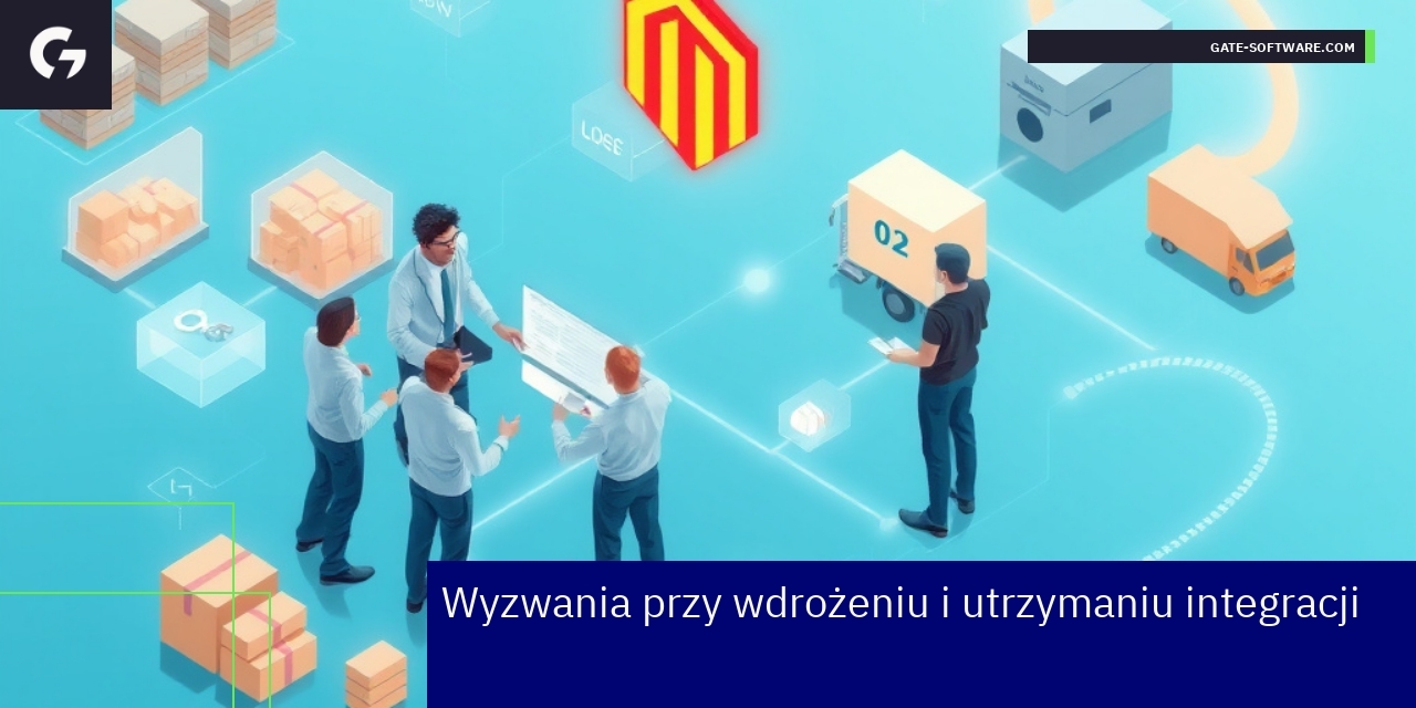 Schemat integracji i wyzwań systemów logistycznych