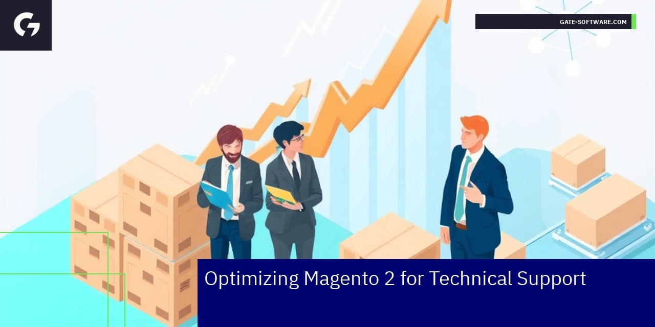 Magento 2 technical support and SEO optimization concept