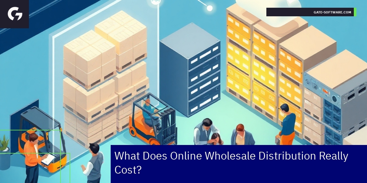 Illustration of wholesale e-commerce cost components