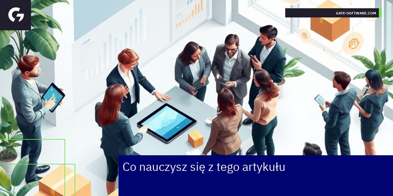 Grafika ilustrująca e-commerce B2B i Magento
