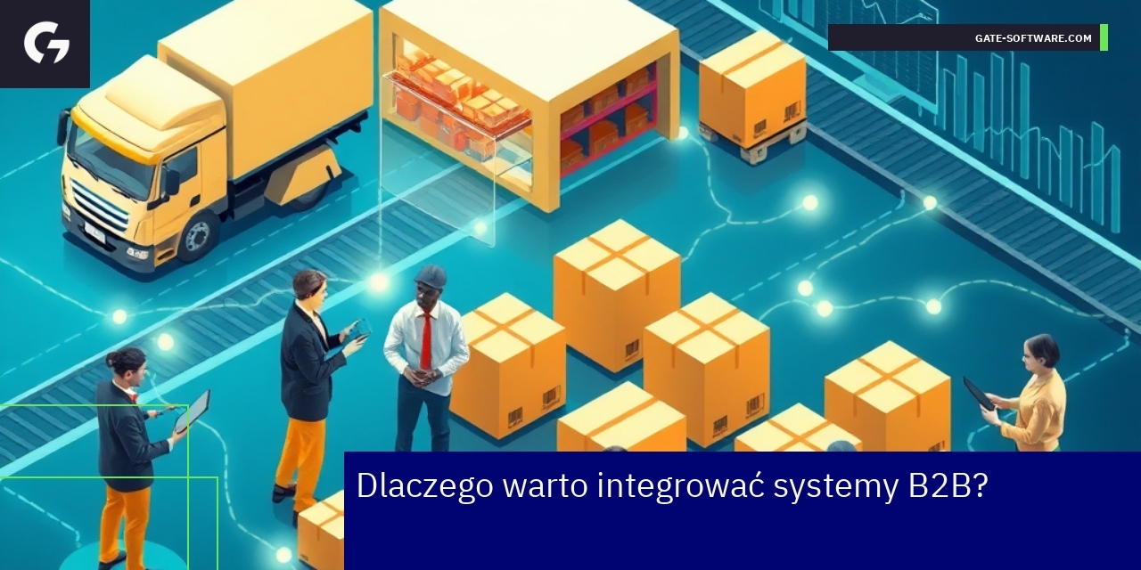 Przepływ danych między firmami w sieci B2B